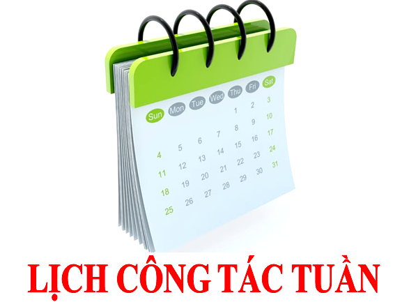 Lịch công tác, từ ngày 07/10/2024 đến 11/10/2024